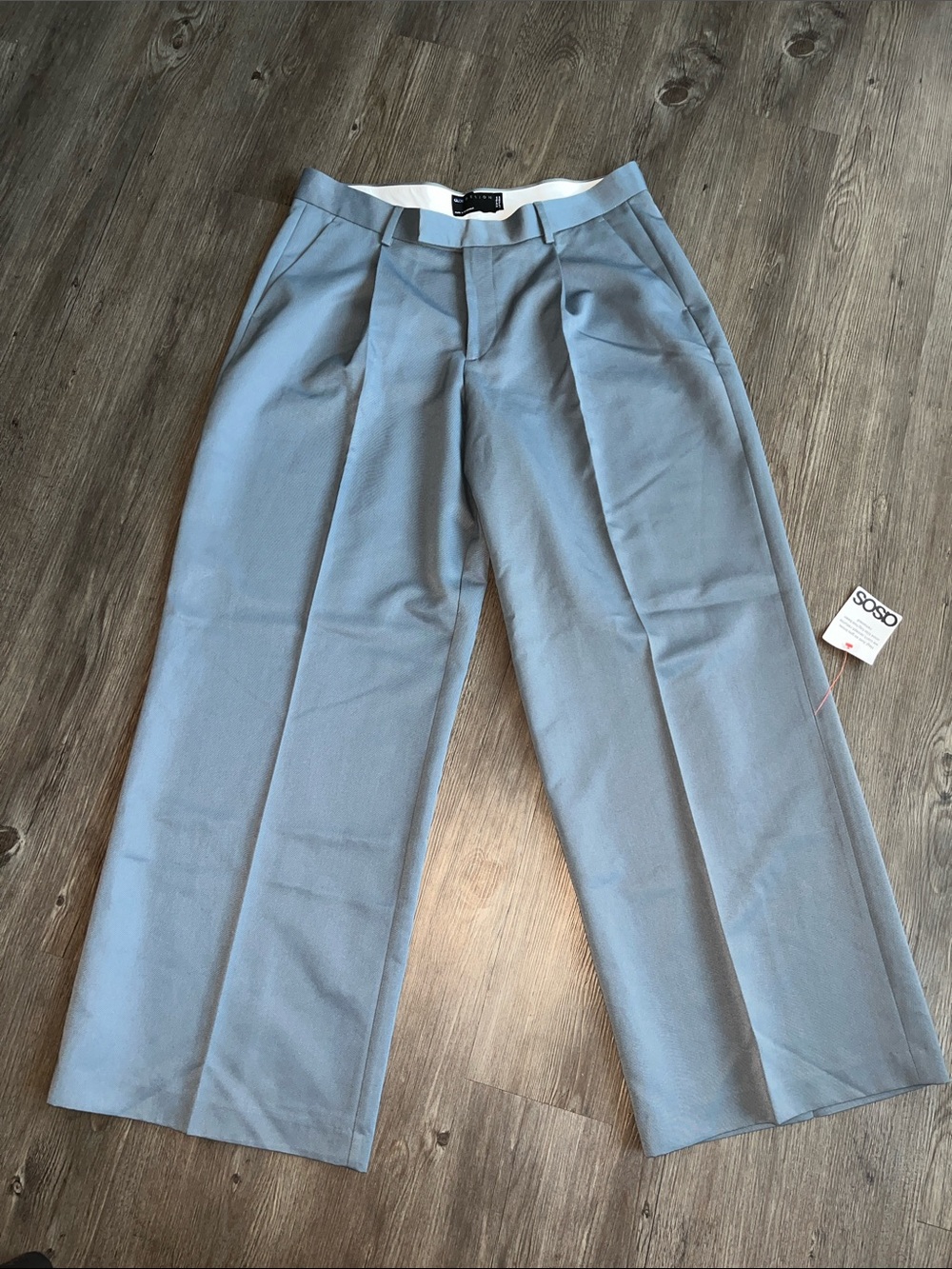 ASOS Pleated Wide-Leg Trousers